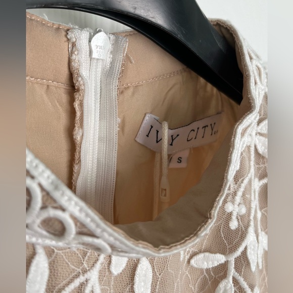 Ivy City Co., Sicily dress with champagne color lining, size S - Picture 4 of 15